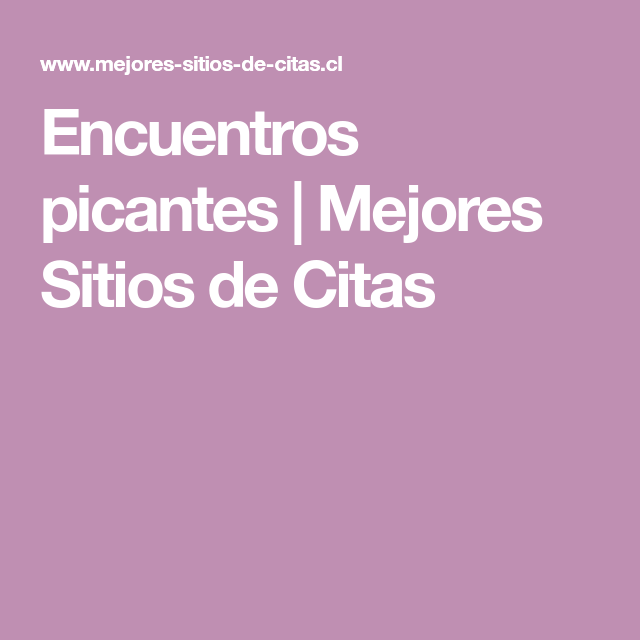 Sitios web para encuentros 16627